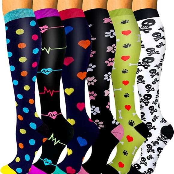 Compression Socks for Women & Men - 6 Pairs 20-30 mmH - Picture 5 of 5